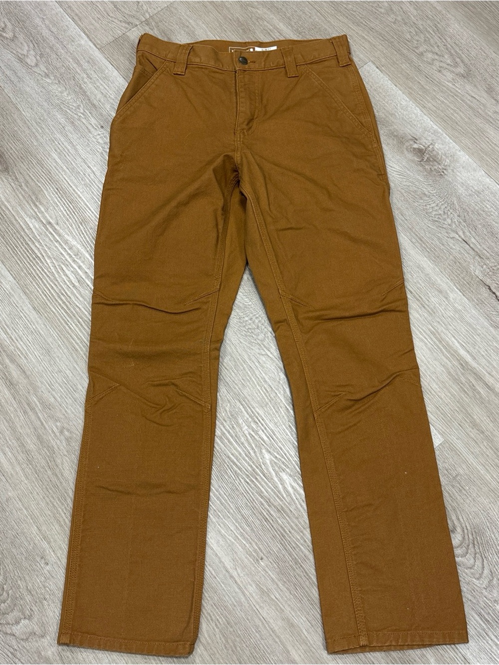Carhatt Slim Fit Men's 30x30 BN3339-M Brown Cotton Canvas Work Pants